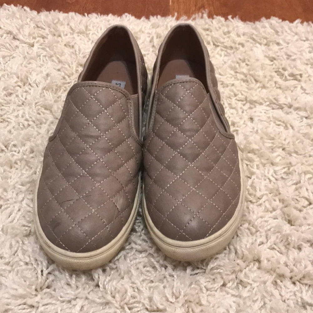 Steve Madden quilted shoes.